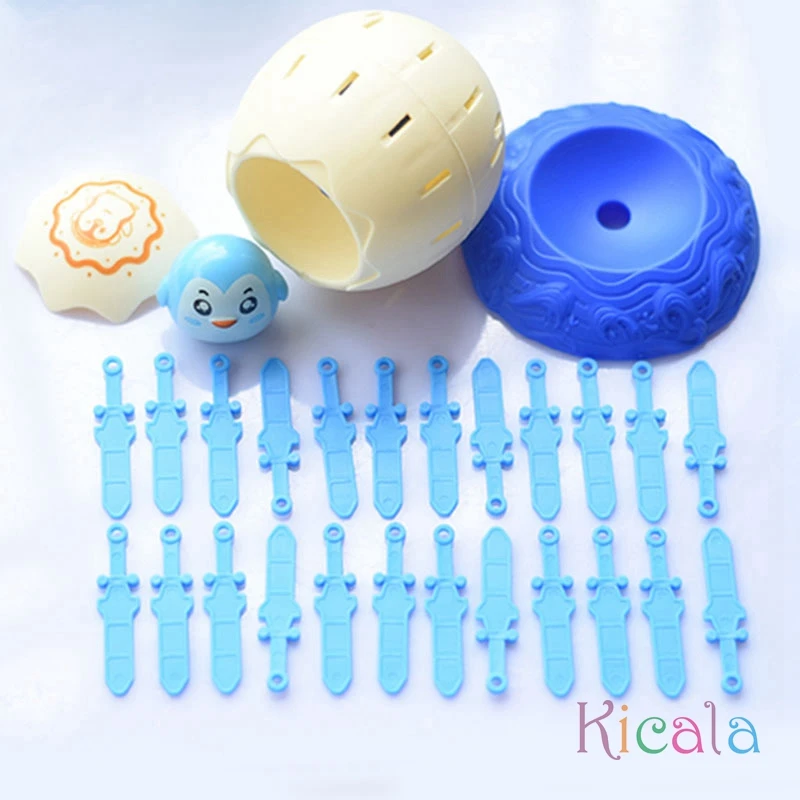 Pingüino, juguetes novedosos para fiestas navideñas, entrenamiento educativo de pensamiento para niños, barriles piratas, juguetes interactivos - imagen 3