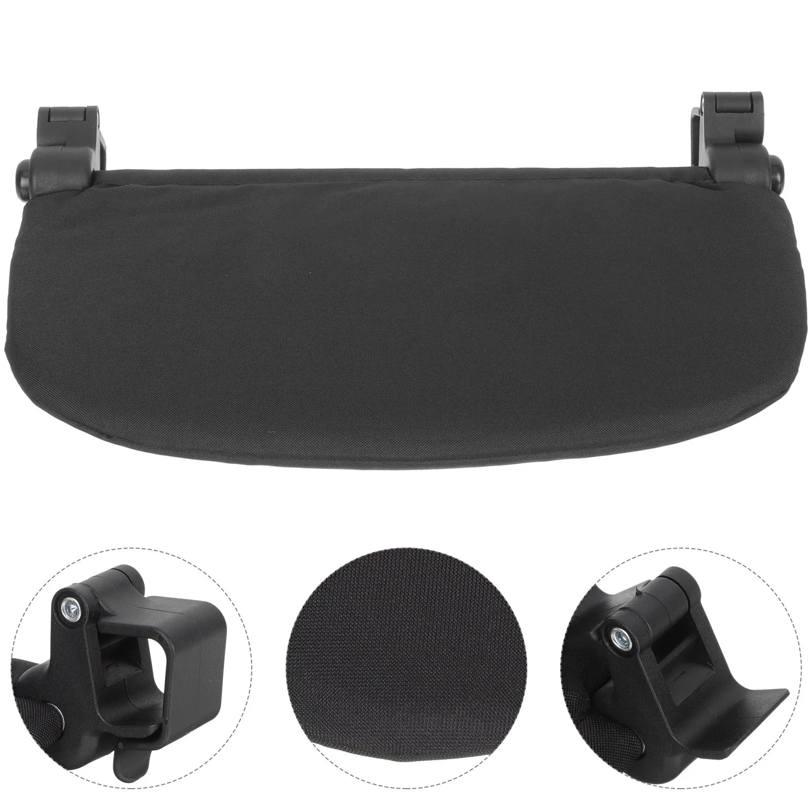 Reposapiés Universal para cochecito, accesorios extensibles para cochecito, plástico Oxford, posición plana ajustable de 90 grados - imagen 4