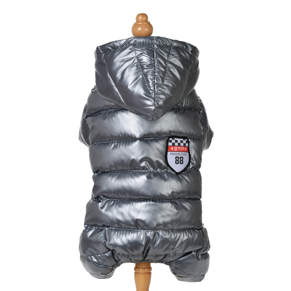 Invierno cálido perro con capucha para perros pequeños medianos al aire libre a prueba de viento cachorro mono impermeable mascotas abrigo Chihuahua Bulldog Pug trajes - imagen 3