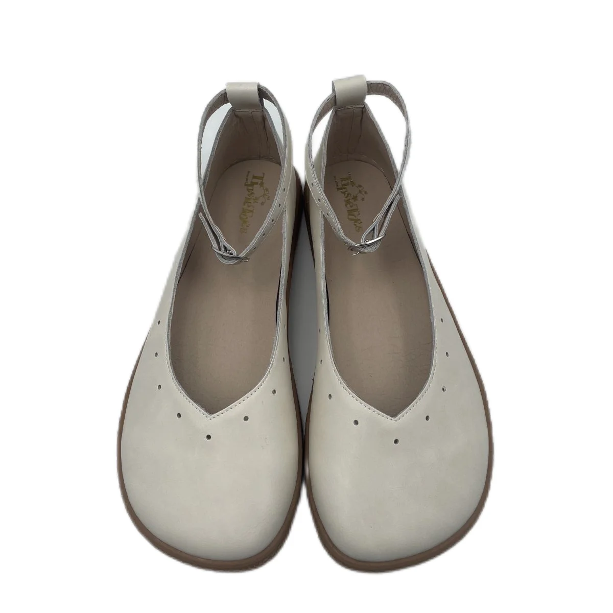 Tipsietoes Mary Jane: Zapatos descalzos de cuero con suela suave