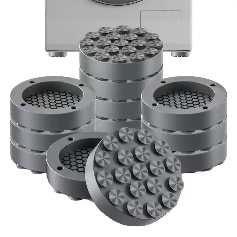 Nuevo 4 Uds. Almohadillas absorbentes de golpes de silicona para el hogar con ventosa almohadilla antideslizante para pies marco de Base alta soporte de ventosa silencioso - imagen 5