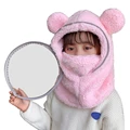 pink with mask
