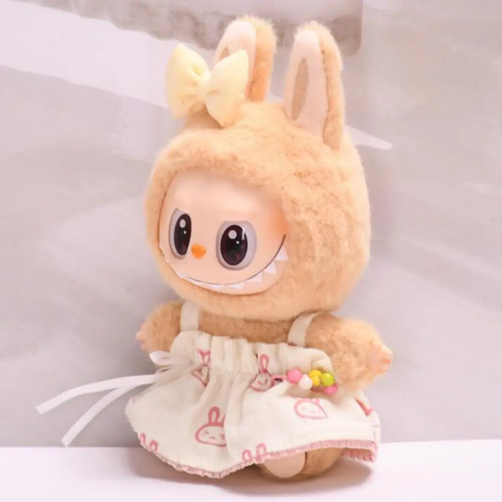 Clothing Set for 15cm Plush Doll, Bunny Costume, DIY Dress Accessories