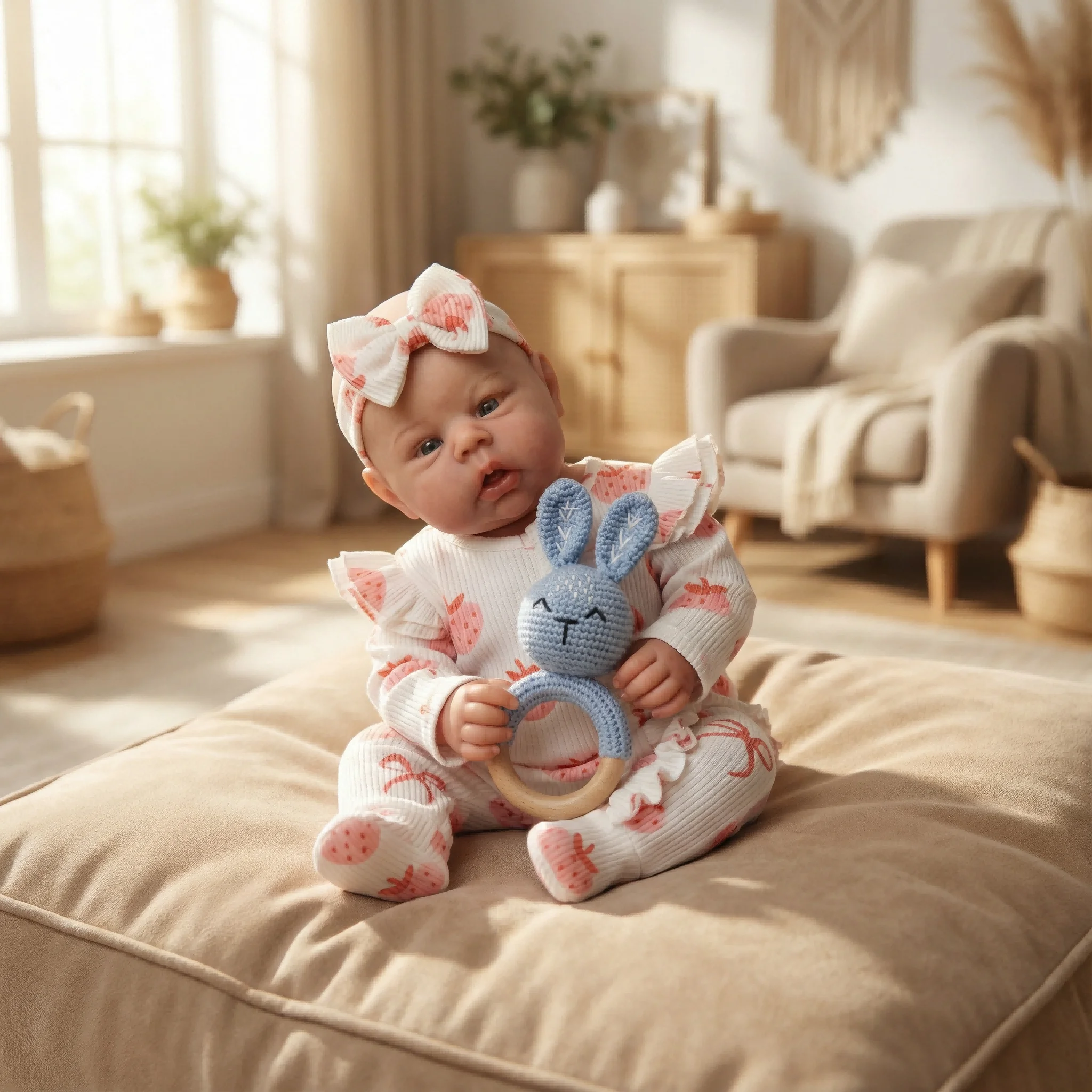 Muñeca Reborn NPK – Piel 3D pintada a mano, regalo coleccionista - imagen 3