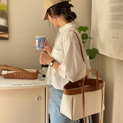 Bolsa de pañales con ventana transparente colorblock para paseos