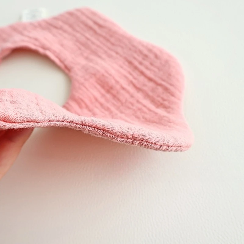 Babero suave de algodón para bebé – Transpirable y absorbente - imagen 3