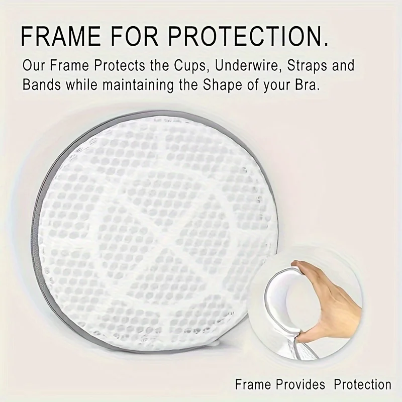 2 bolsas para lavar zapatos, bolsas de malla para la colada con tela de panal y cremallera gris, bolsas limpiadoras de zapatos duraderas y transpirables - imagen 5