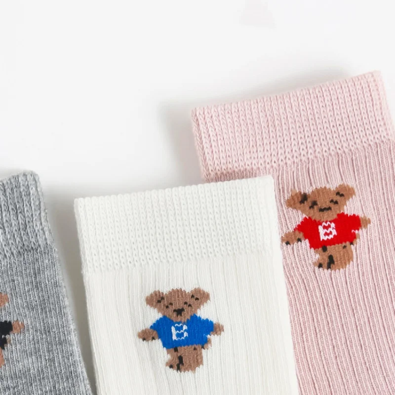 Calcetines de algodón para niños, calcetines deportivos bonitos de dibujos animados para primavera y otoño para estudiantes, calcetines de moda para niños y niñas de 0 a 5 años - imagen 5