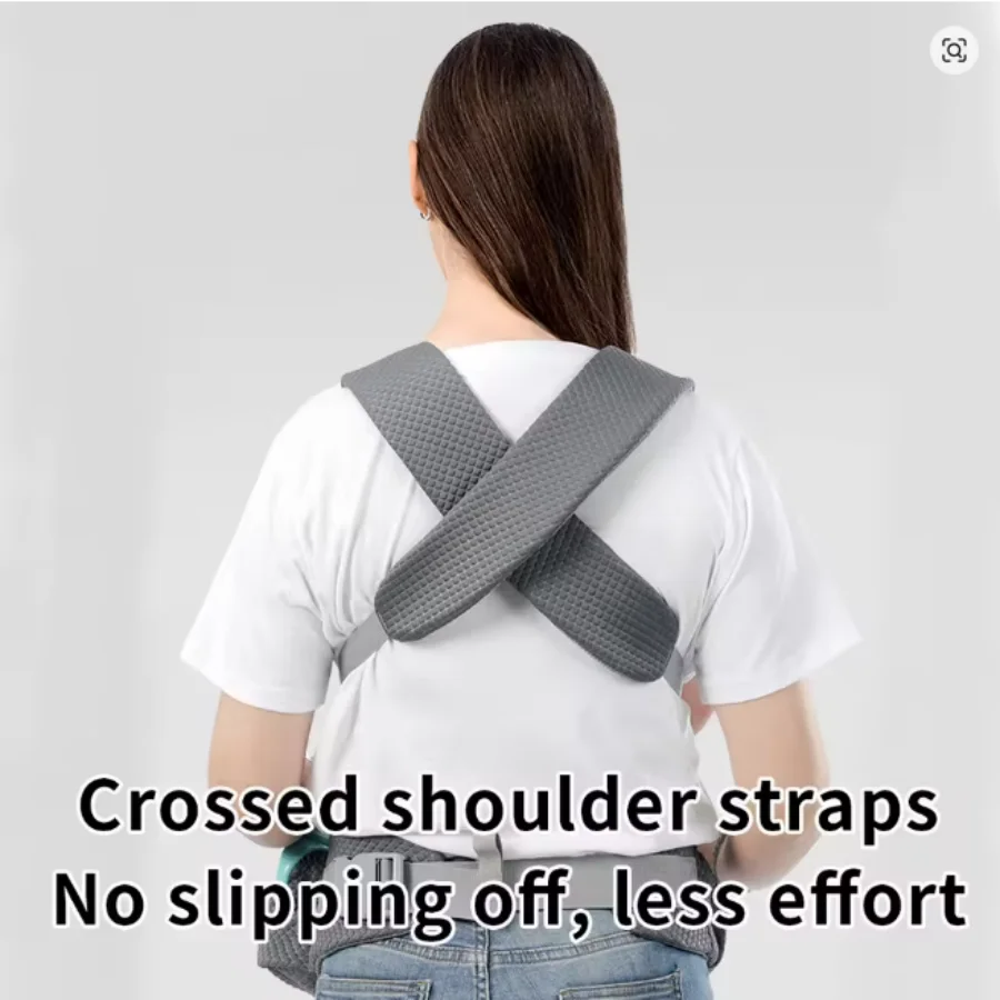 Portabebés transpirable con fuerte flujo de aire adecuado para bebés (0-36 meses) con capacidad de peso de hasta 45 libras - imagen 4