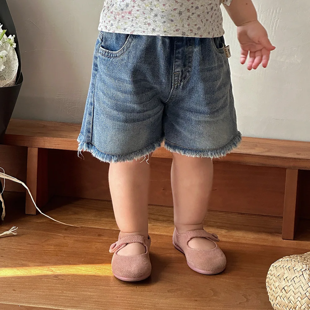 Pantalones vaqueros de verano para niños – Estilo holgado vintage - imagen 4