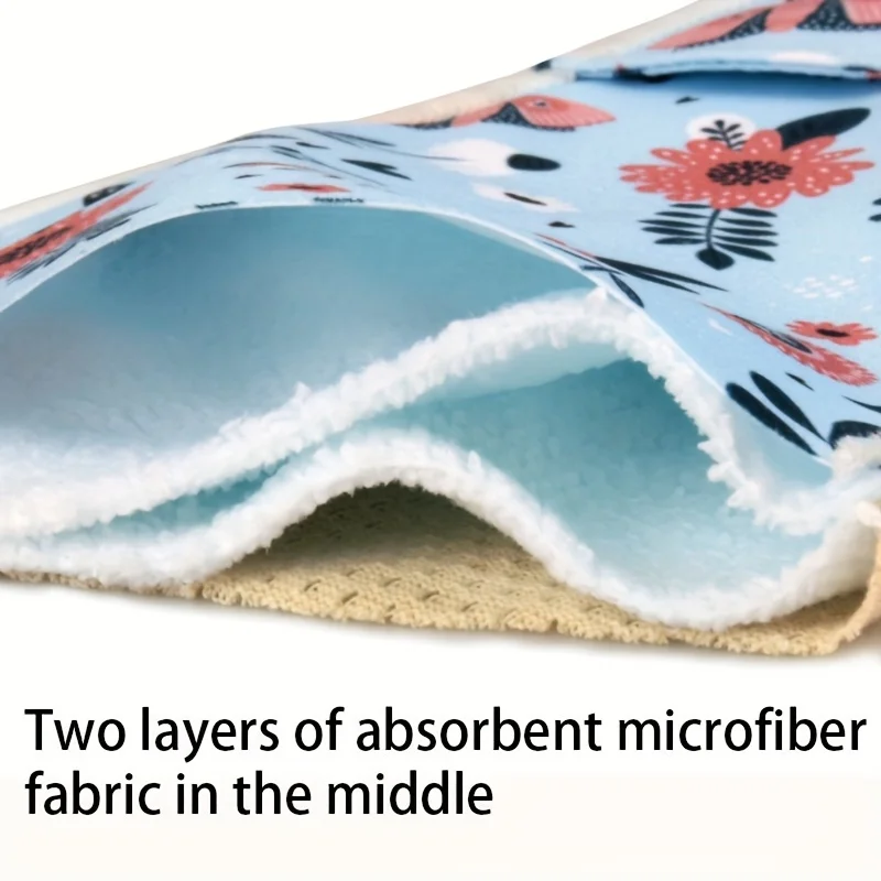 Forro de bragas reutilizable de malla de algodón de 4 capas: compresa sanitaria lavable y transpirable de alta absorción para la higiene de las mujeres - imagen 3