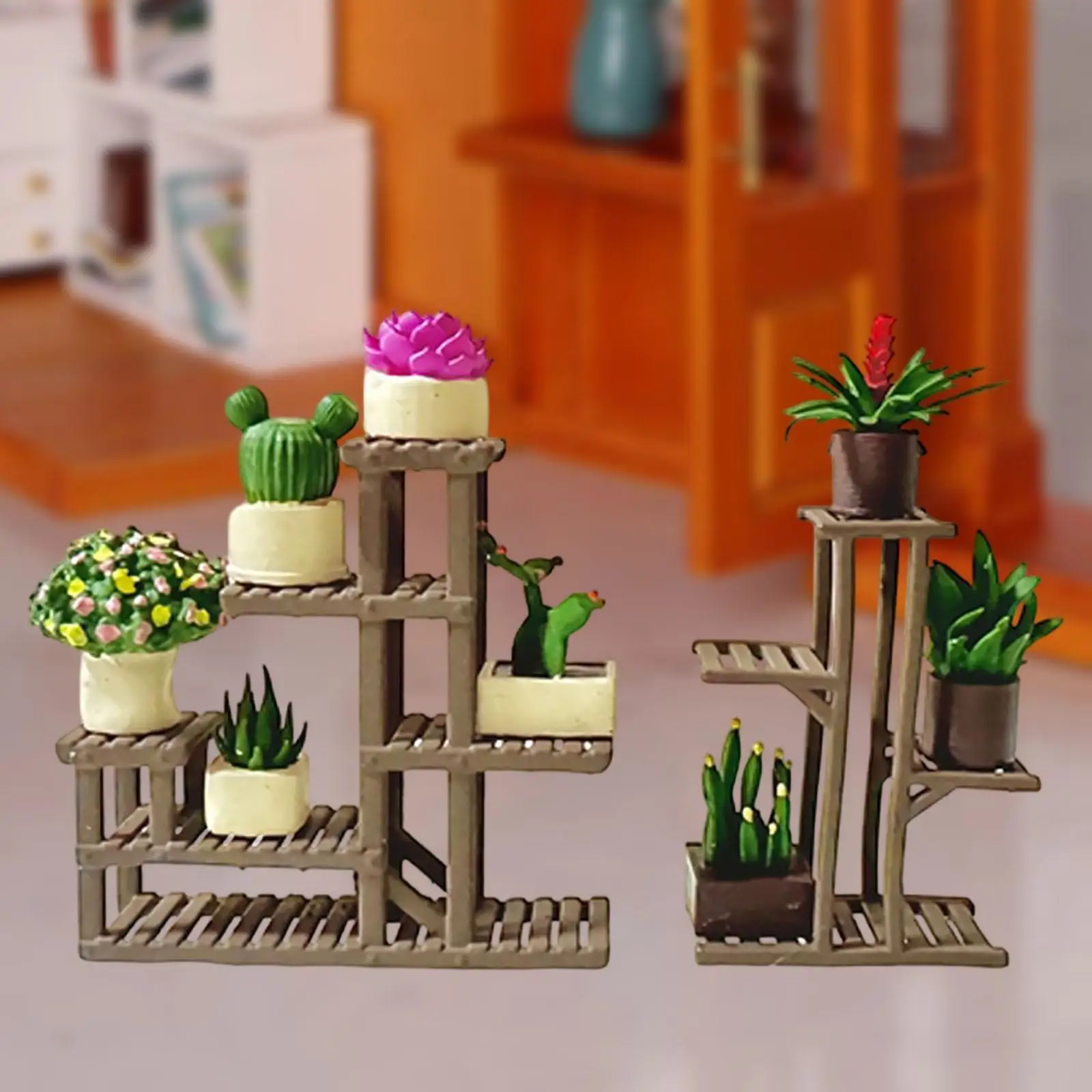 Mini flores en macetas – Accesorios para casa de muñecas