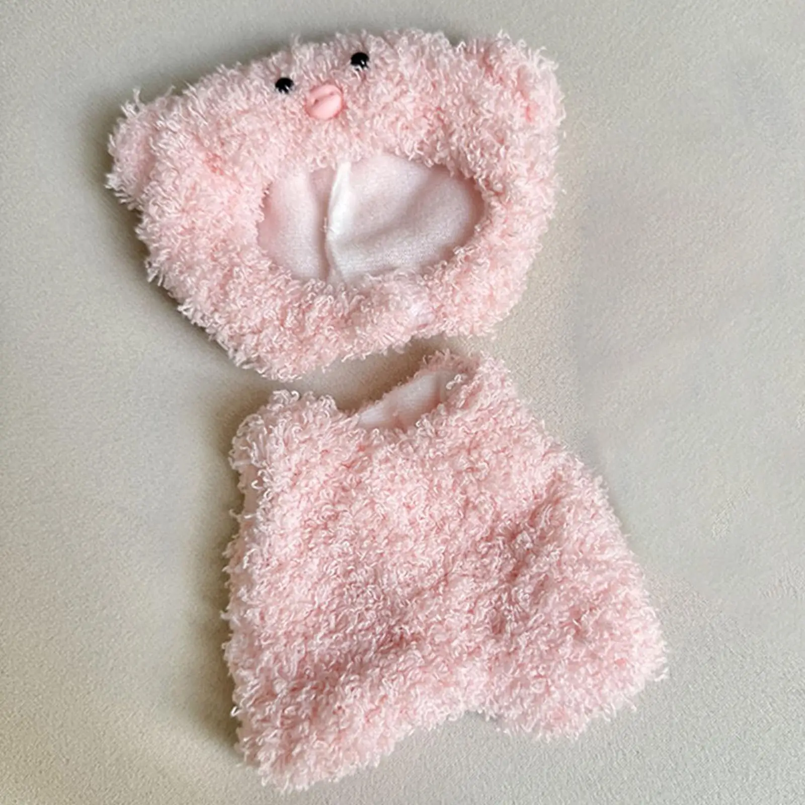 Plush Figure Romper Educational Fashion for Kids Birthday Gift with Hat for 6.69'' Coordination Hands on Flexibility Imagination