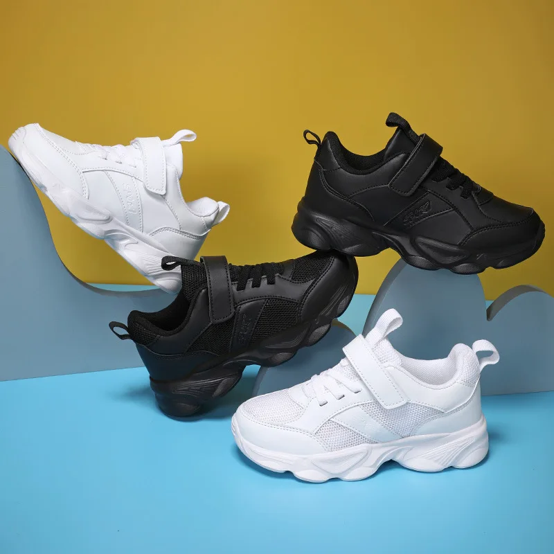 Zapatos deportivos infantiles blancos con suela antideslizante suave - imagen 4