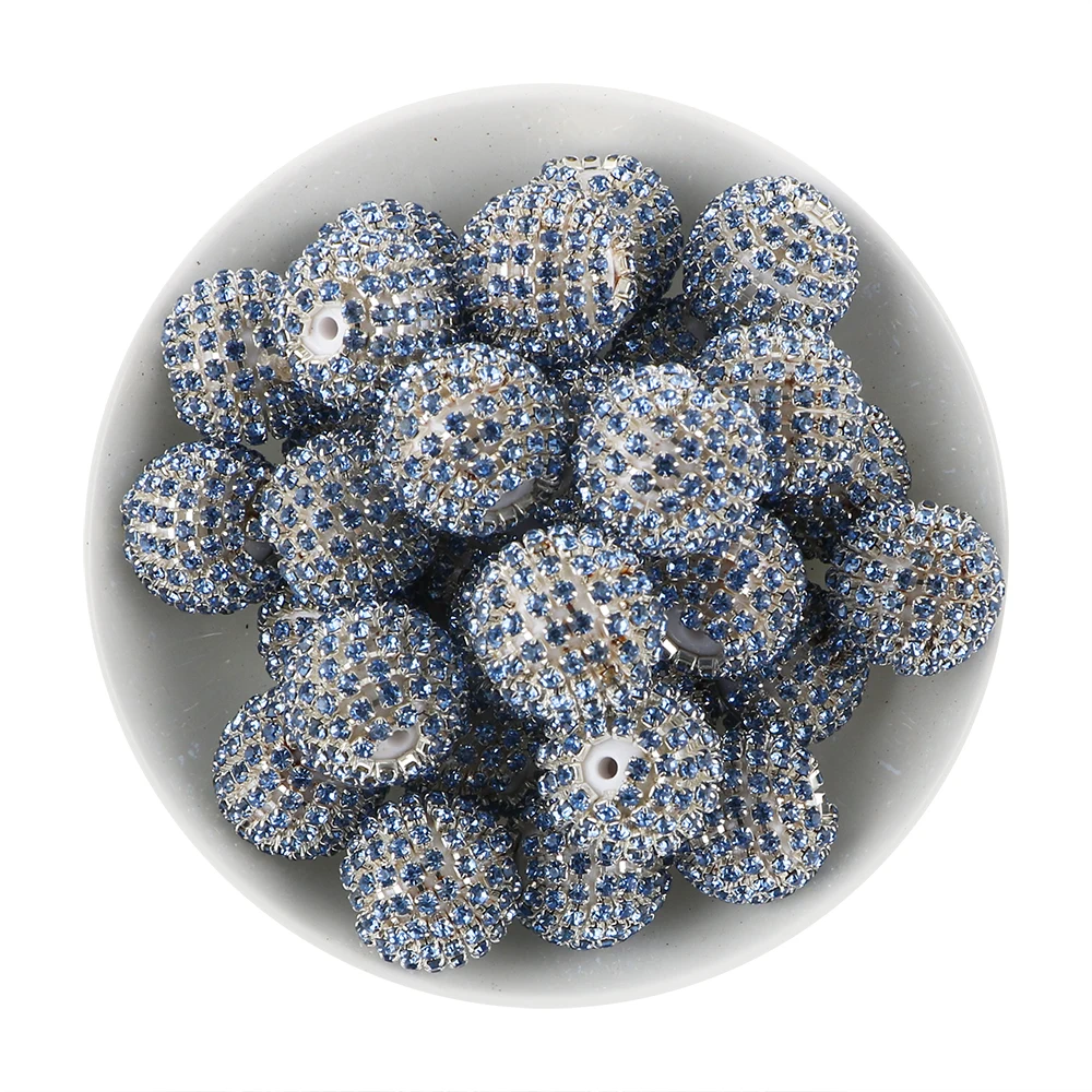 5pcs aqua blue