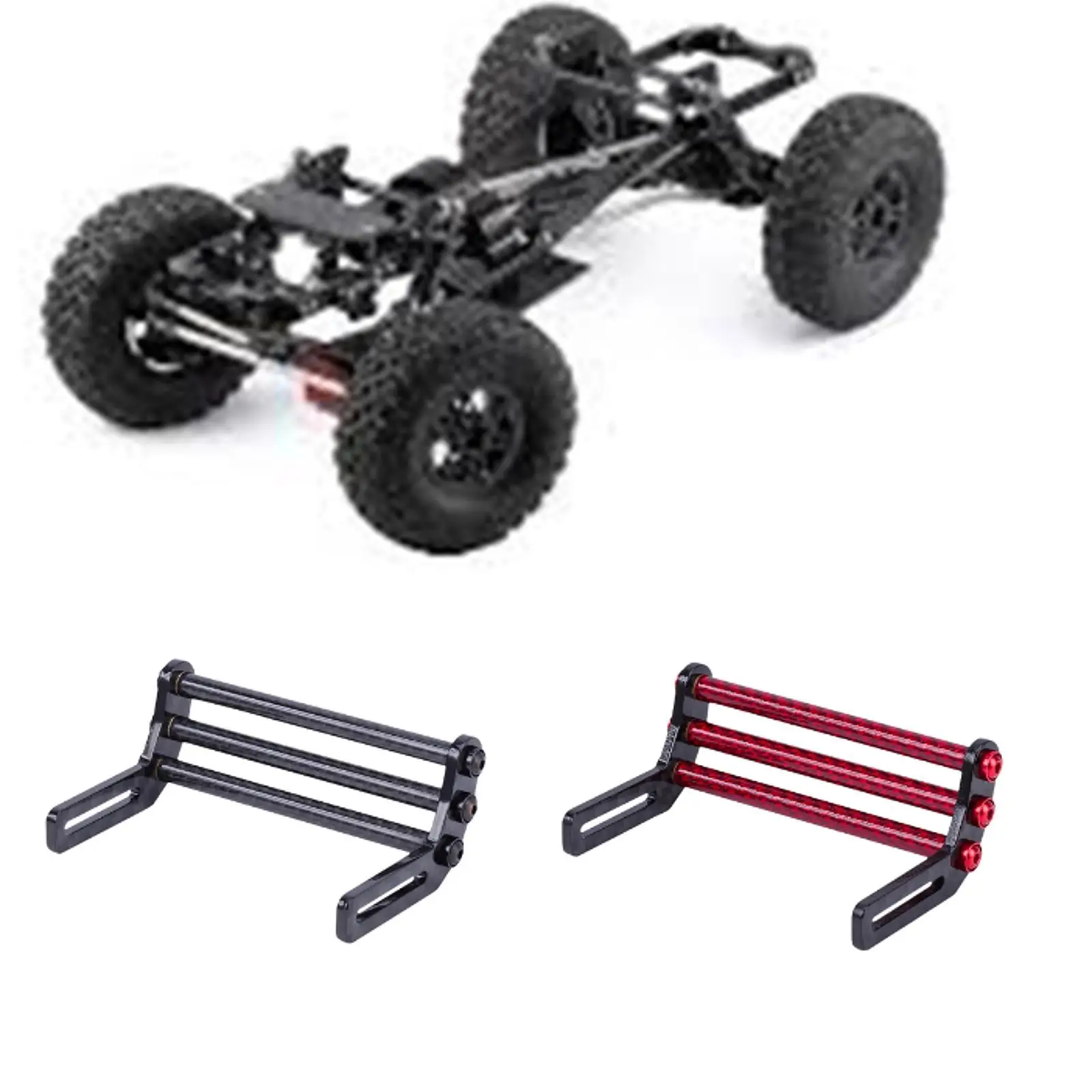 RC Car Front Bumpers Replace Parts 1:10 Retrofit Assembly Professional 75mm Accessory for Crawler Trucks Model Car for SCX10 RC Car Front Bumpers Replace Parts 1:10 Retrofit Assembly Professional 75mm Accessory for Crawler Trucks Model Car for SCX10