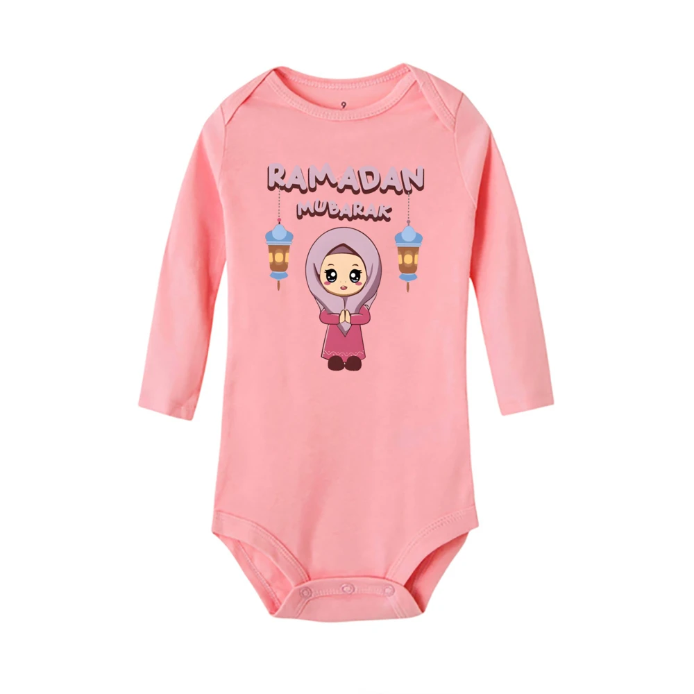 Mameluco de bebé Ramadán Mubarak, regalos musulmanes, mono infantil de Ramadán para niños pequeños, peleles islámicos bonitos para bebés, ropa infantil musulmana - imagen 5
