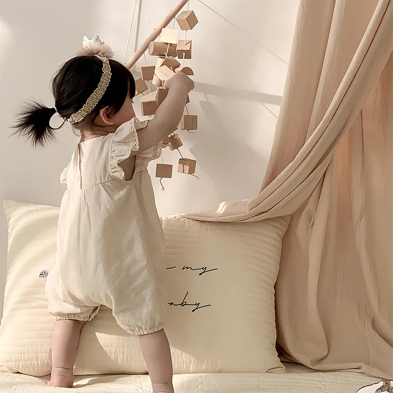 Milangel-ropa bordada para niñas, peleles de manga larga dedicada, monos para niñas, 2024 - imagen 4