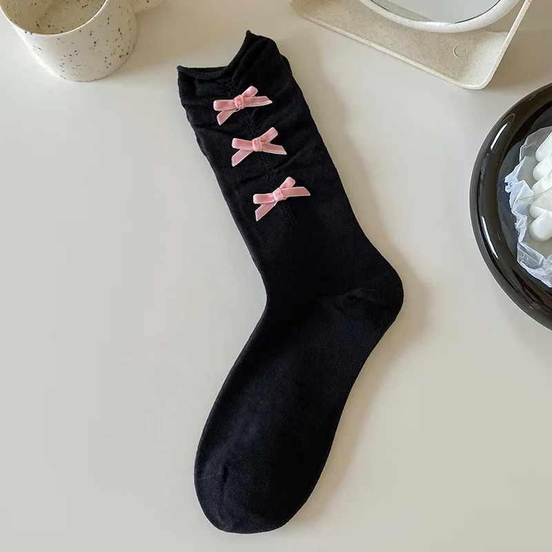 Pink Bow-Black