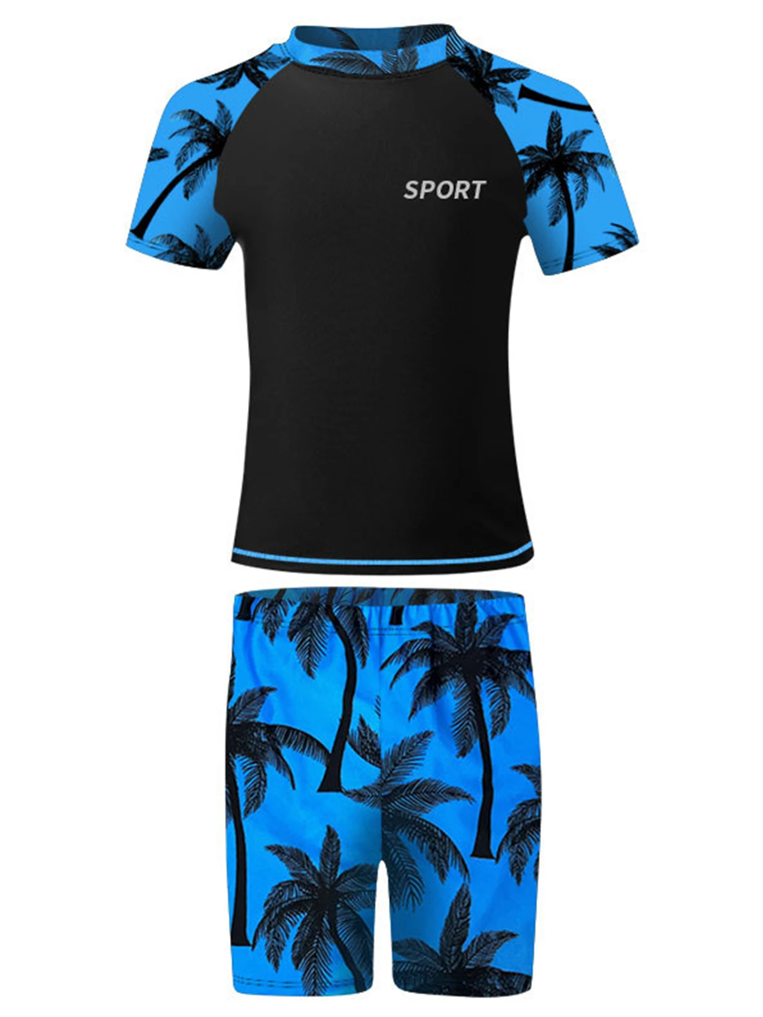 Bañador surf infantil con camiseta y pantalón de playa - imagen 5