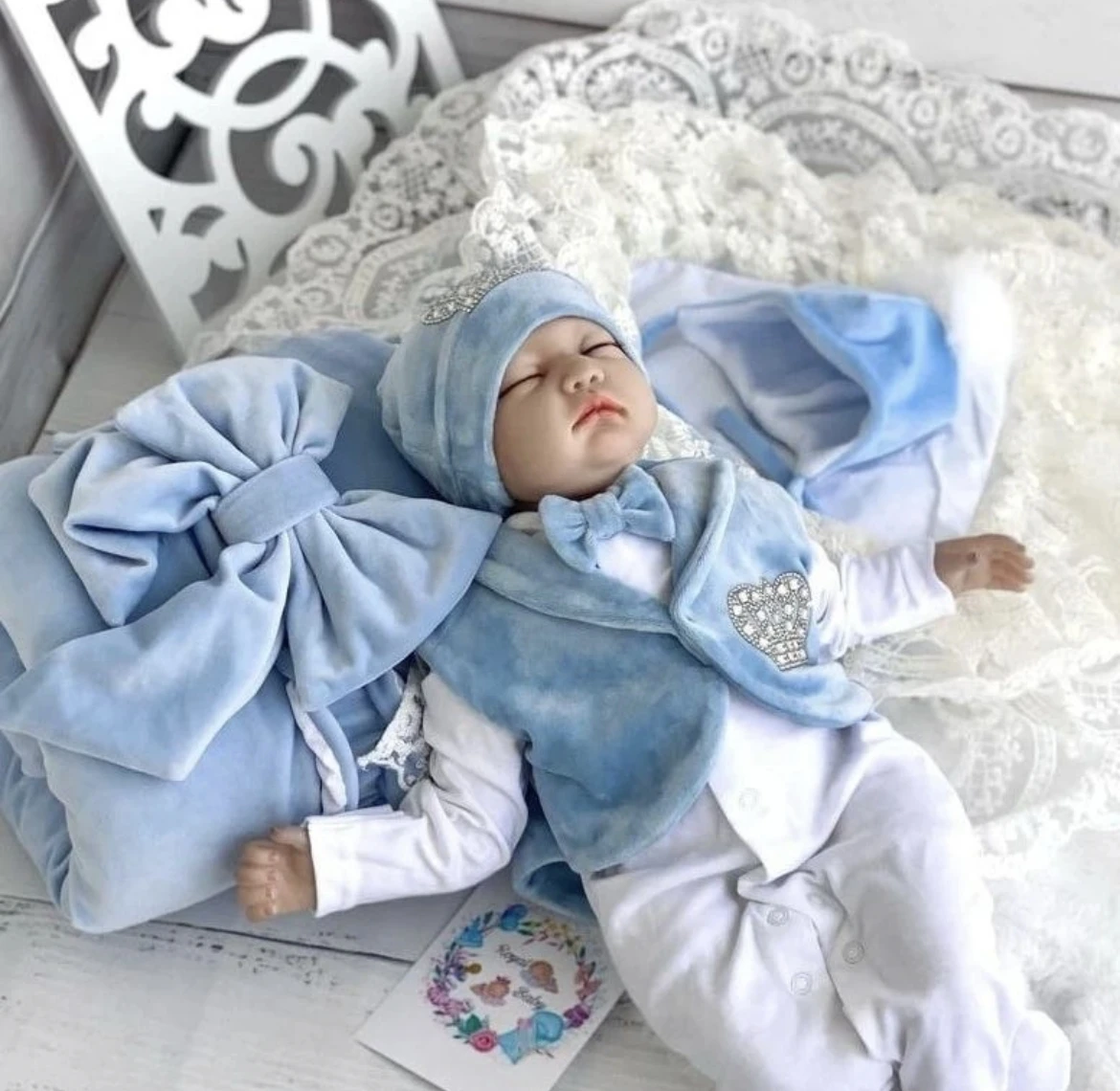 Capa personalizada con nombre para recién nacido, 4 Uds., joyería de corona, pelele de bienvenida a casa, ropa de bebé, trajes de algodón para niño y niña