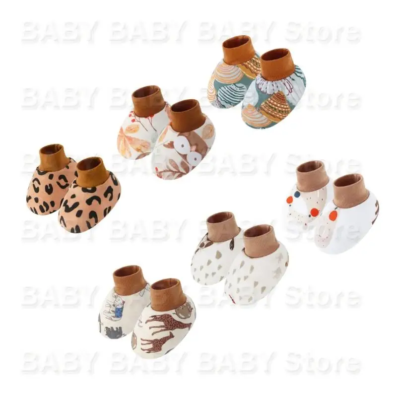 Q81A Calcetines para bebés para bebés algodón suave, paquete 6 pares tela transpirable calcetines elásticos tobillo - imagen 5