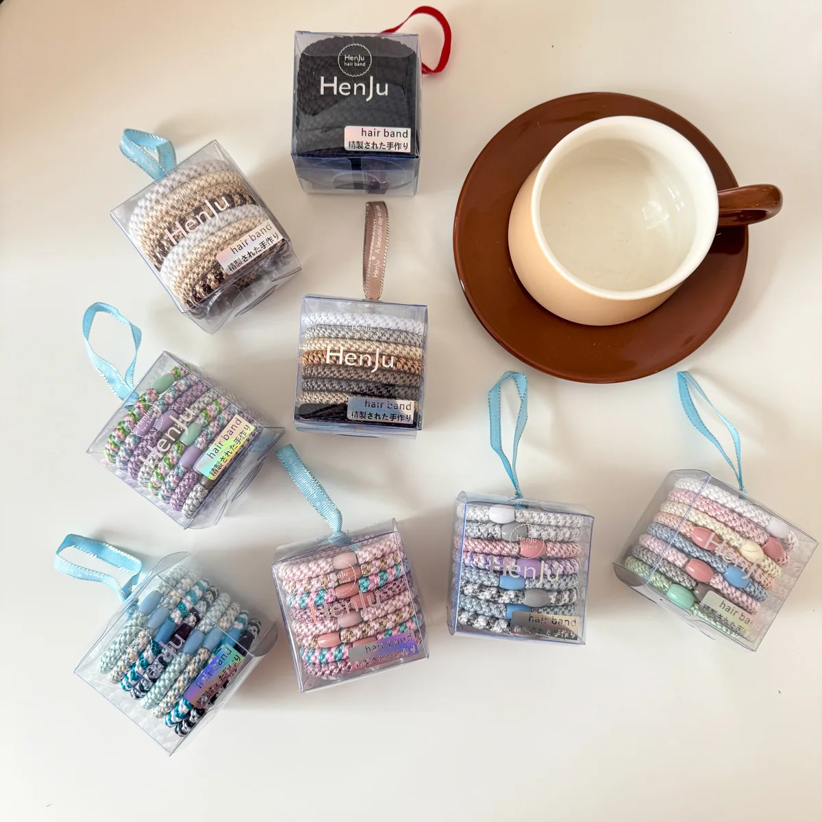 Diadema trenzada de Color para niña, pasadores con cabeza de bola, tocado de cola de caballo, accesorios para el cabello para niña y niño - imagen 2