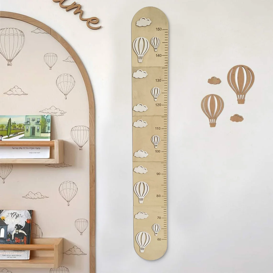 Tabla de crecimiento de madera para pared: tabla de altura de tamaño para niños, tabla de medir el crecimiento y tabla de pared de altura para niños, tabla de crecimiento - imagen 3