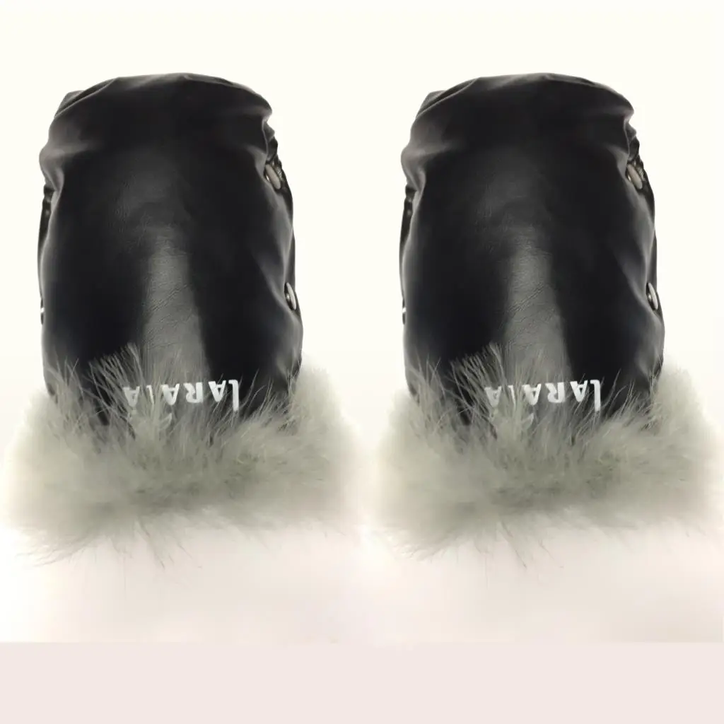 Accesorios para cochecito de bebé bugaboo bee, guante de muff de mano reforzado con felpa, manoplas cálidas impermeables a prueba de viento, dsland, hot mom - imagen 3