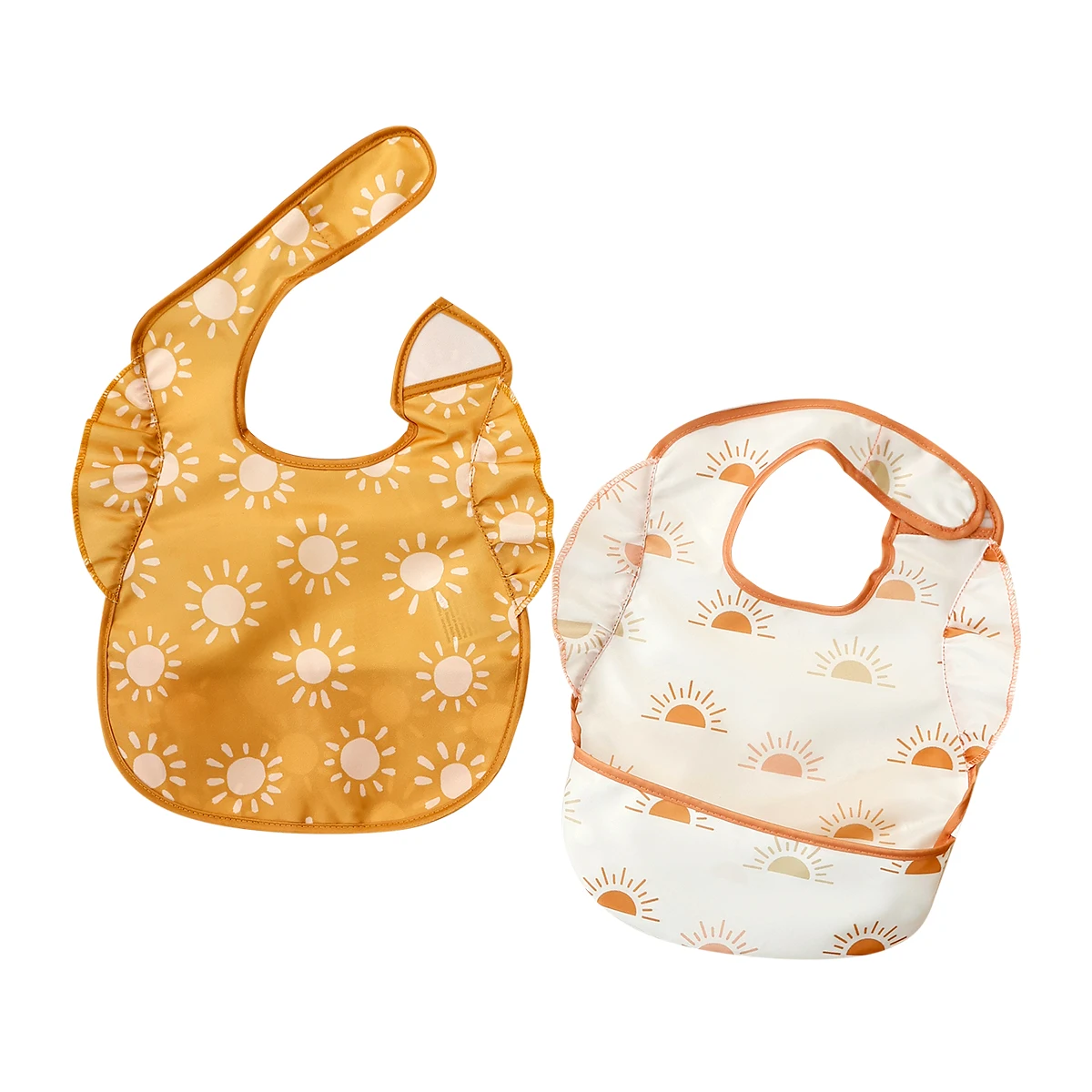 Kangobaby Mi vida suave – Babero impermeable sin mangas para bebé