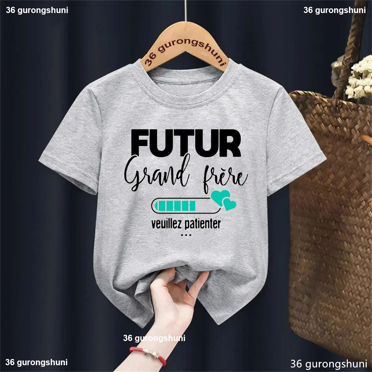 Camiseta infantil de algodón con estampado verano divertido - imagen 4