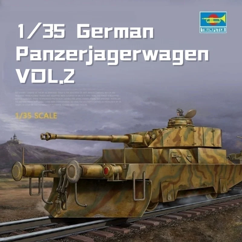 TRUMPETER 1/35 alemán Panzerjagerwagen Vol.2 modelo de rompecabezas de ensamblaje de plástico