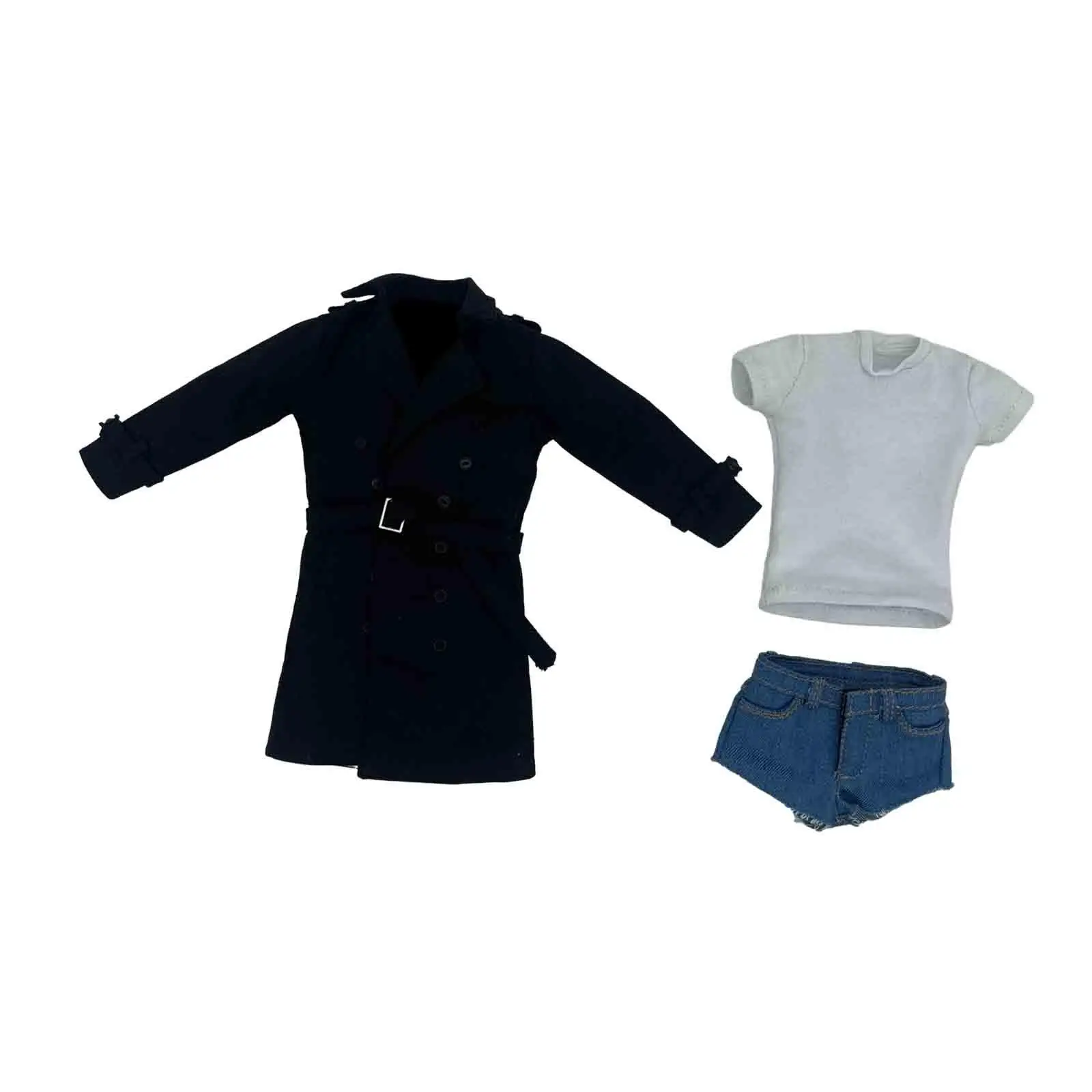 Female Action Figure Doll Clothes Wide Applications 1/6 Scale Female Figure Doll Clothes for 12