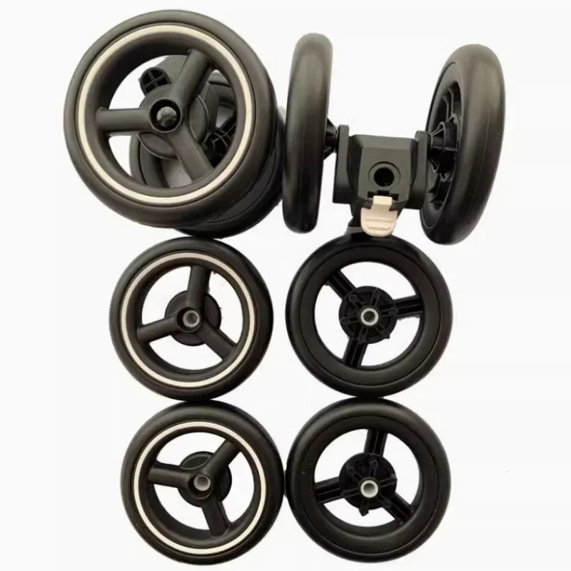 BE30: Rueda trasera de repuesto para cochecito GB Pockit+ All City, eje de rodamiento, accesorio para cochecito Goodbaby, rueda trasera duradera - imagen 4