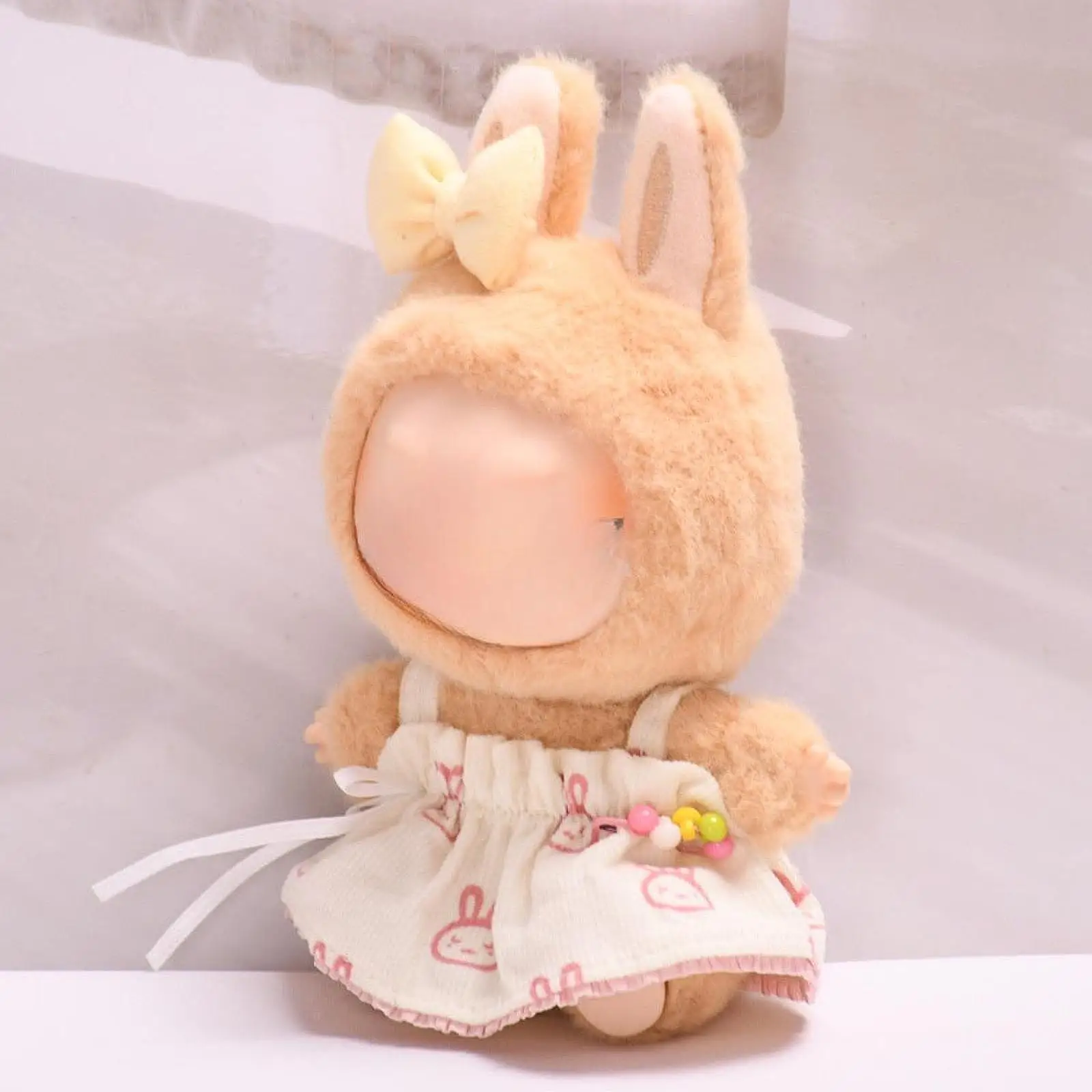 Doll Clothes for 15cm Plush Doll Bunny Dress Dress up Plush Doll Accessories Comfortable Fashion Costumes Plush Doll Skirt Cute
