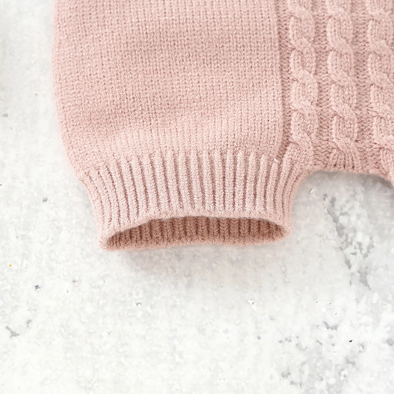 Pelele de punto sin mangas para bebé recién nacido, tirantes sólidos para niños y niñas de 0 a 18 meses, ropa para niños pequeños, monos de una pieza - imagen 4