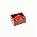 basket and sausage