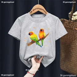 Camiseta infantil manga corta con estampado de animales