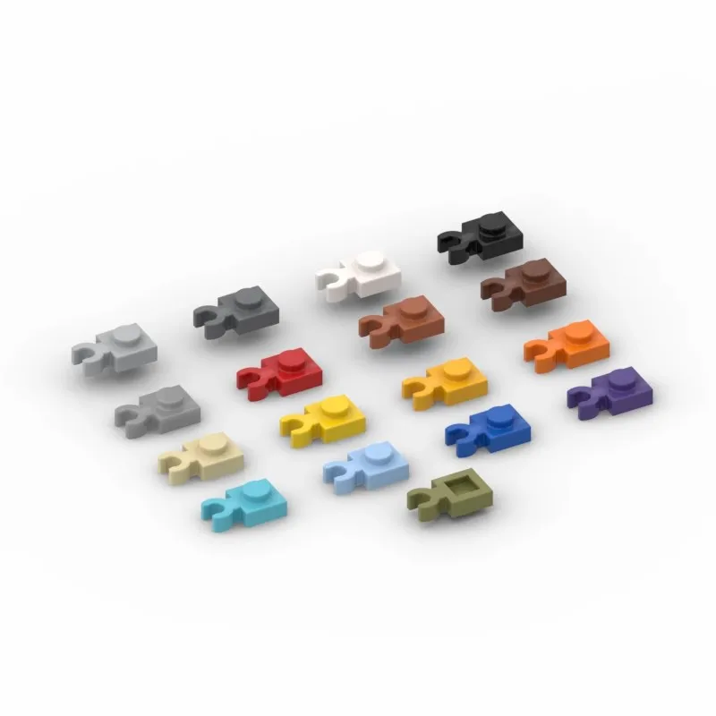 20 piezas piezas MOC 60897 4085 placa especial 1x1 con Clip Vertical Compatible ladrillos DIY ensamblar bloques de construcción partícula chico juguete