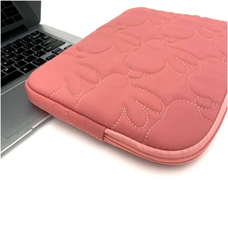 Funda acolchada para portátil infantil con bordado de conejo - imagen 2