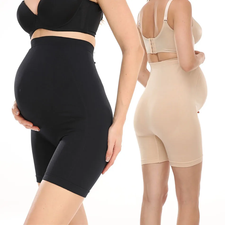 Bragas de maternidad de cintura alta para mujeres embarazadas, ropa interior transpirable ultracómoda con soporte para el vientre y tela suave, verano 2024 - imagen 2