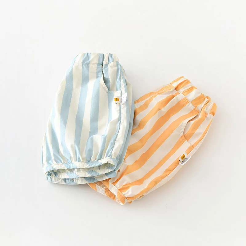 MILANCEL pantalones cortos verano niño y niña – colores y rayas - imagen 3