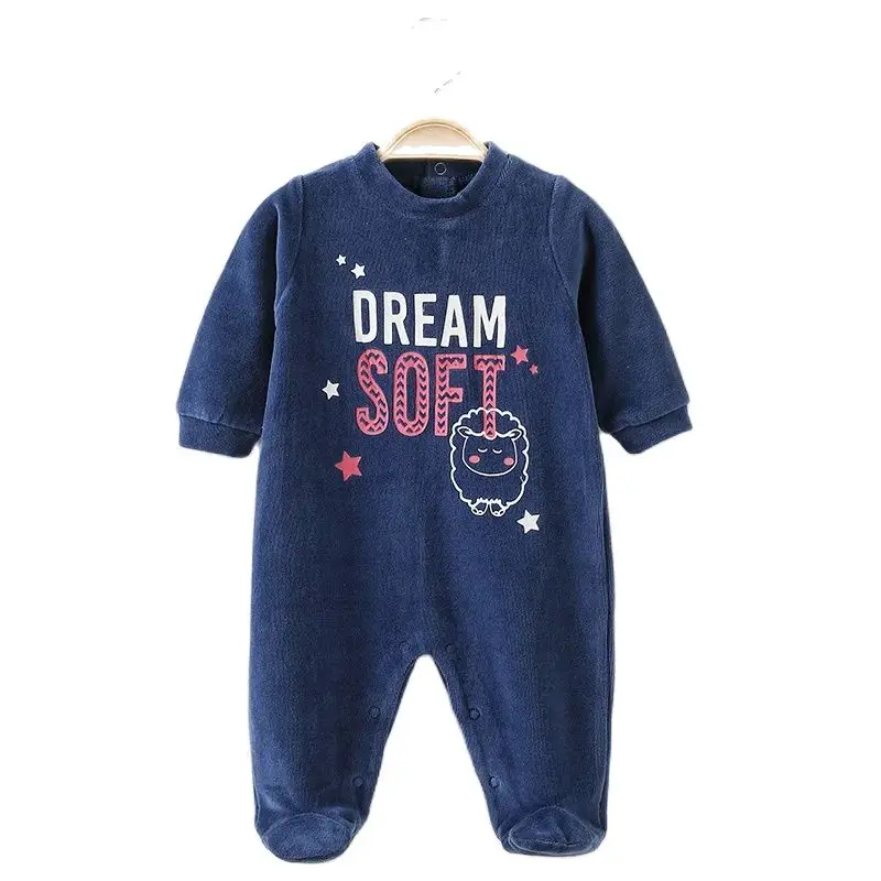 Peleles de manga larga para bebé, ropa para recién nacido, Mono para bebé con babero, reposapiés para bebé - imagen 5