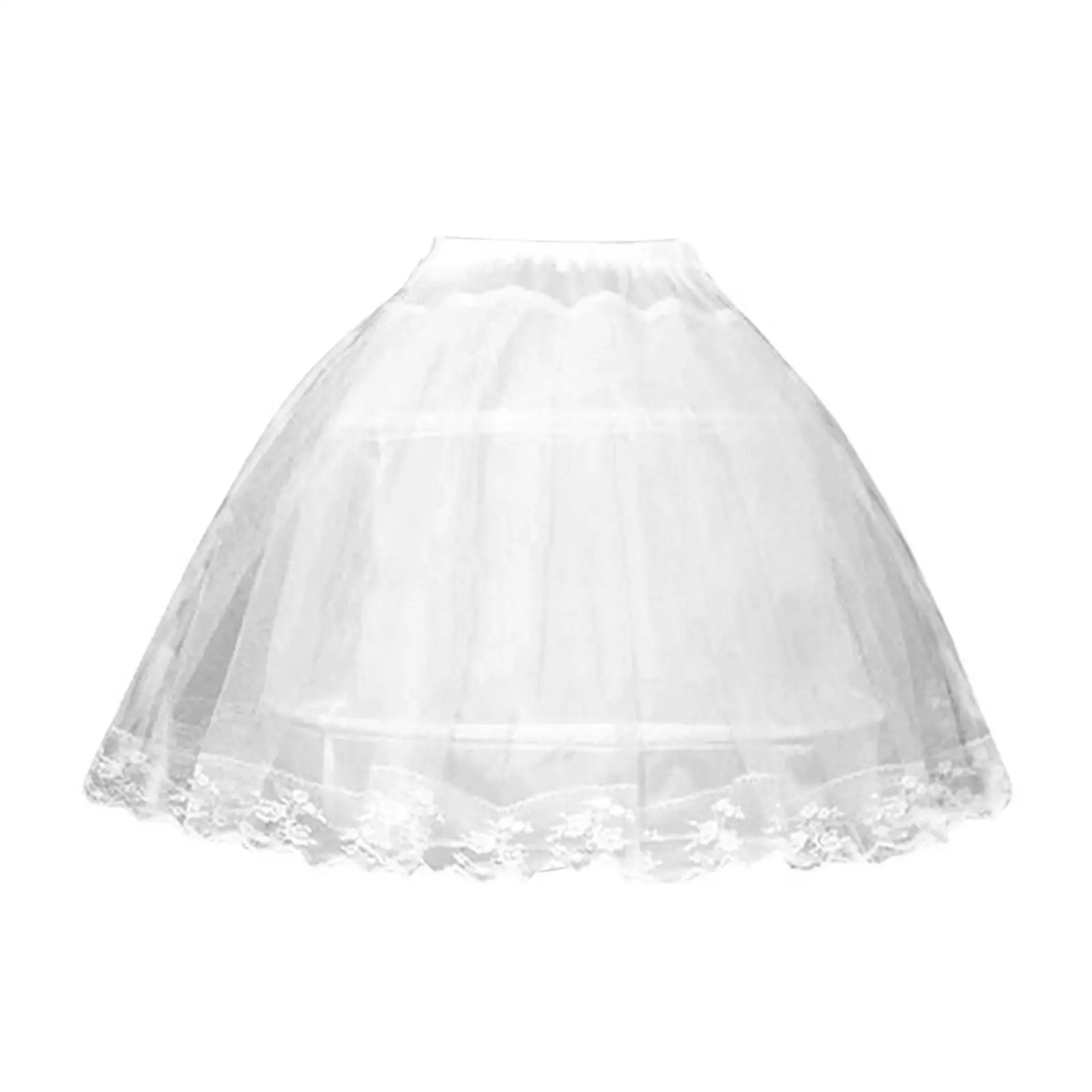 Children Slip Underskirt Kids Crinoline Petticoat Wedding Formal Child Tutu Underskirt Slips for Birthday Party Prom Holidays