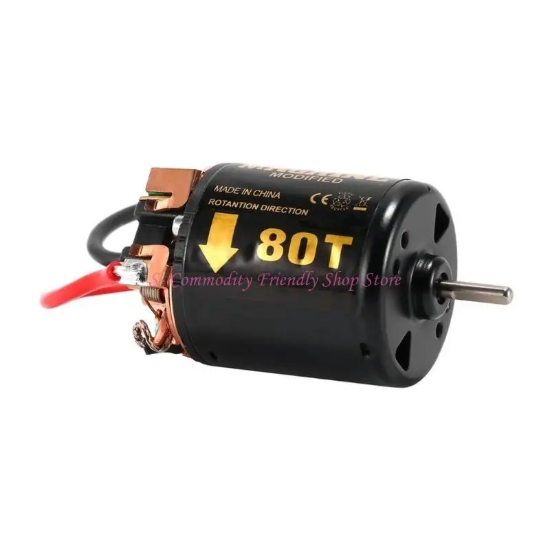 85AE RC Products 540 Motor eléctrico sobre orugas cepillado 80T/55T/45T/35T/21T/13T adecuado para coche 1/10 RC voltaje