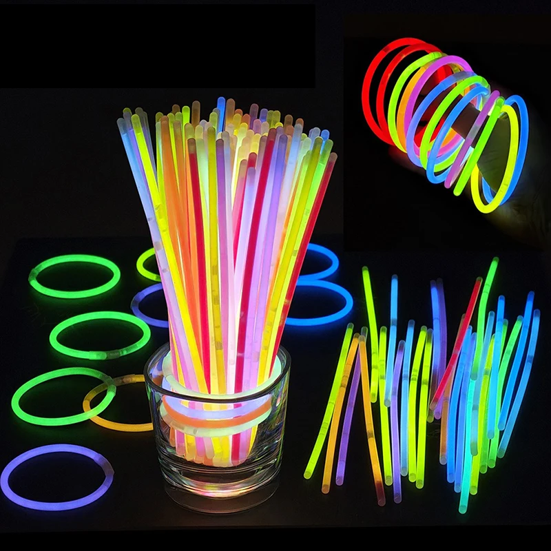 Barra luminosa fluorescente para fiestas infantiles de cumpleaños