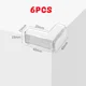 6PCS L Shaped
