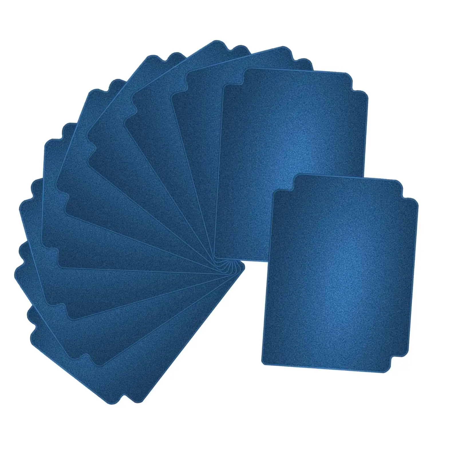 Separadores de tarjetas comerciales PP, separador de páginas de tarjetas azules, organizador de clasificación para tarjetas de juego coleccionables y juegos de cartas - imagen 4