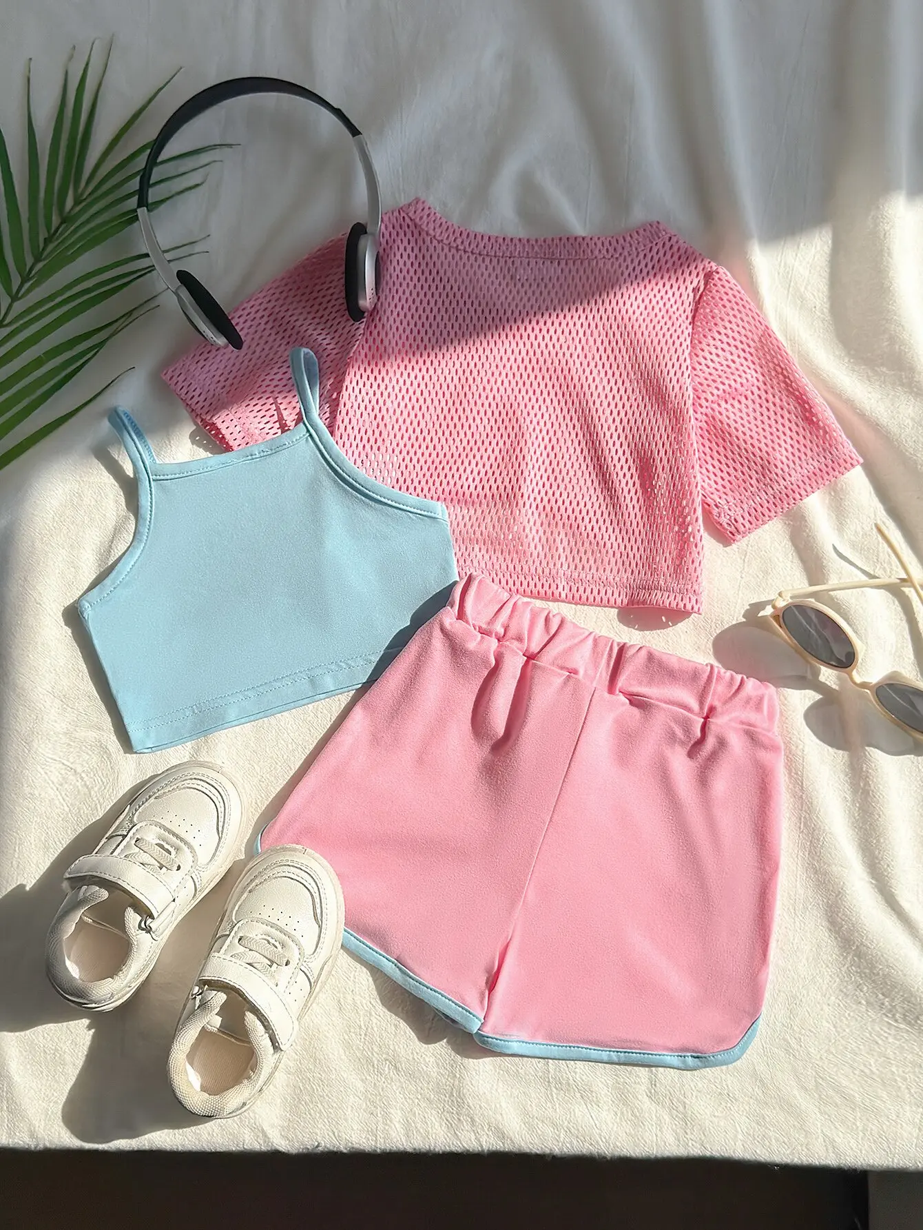 Conjunto deportivo para niña con estampado digital y holgado - imagen 2