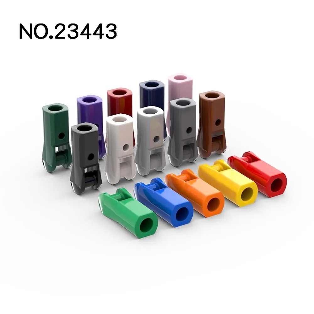 20 piezas MOC Compatible ensambla partículas 23443 49755 soporte de barra grueso con mango piezas de bloques de construcción DIY juguete educativo técnico - imagen 2